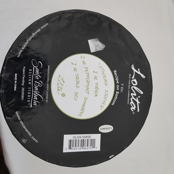 Lolita Stocking Stuffer Martini glass - Picture 2 of 9